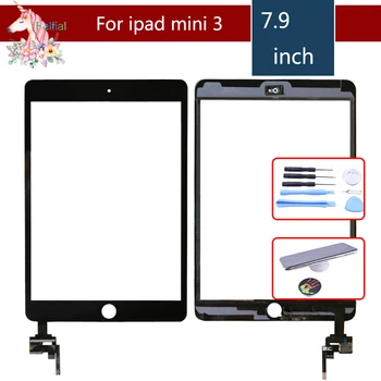 Pre Apple iPad mini 1 mini 2 mini 3 mini 4 Dotykový Displej s IC a Lepidlo Digitalizátorom. Predné Sklo Náhradné