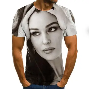 Nové vysoko kvalitné tričko 2020 krátky rukáv Hip hop dizajn mužov 3DT-shirt lete bežné T-shirt