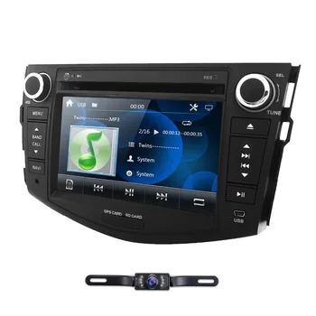 2Din Auto DVD Prehrávač Rádia pre Toyota RAV4 Rav 4 2006 2007 2008 2009 2010 2011 2012 800*480 GPS Navigácia SWC Bluetooth DAB CAM