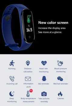 M5 Pro Bluetooth Smart Kapela Šport Fitness náramok Hodiniek Tracker Smartband Krvného Tlaku, Tepovej frekvencie Nepremokavé Wristban