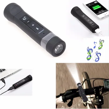 Nový Bluetooth Reproduktor Multifunkčné Reproduktory s Baterkou Hudby Pochodeň Bicykli, Bluetooth, Reproduktory, Batérie Banka Bicykel Pre Šport