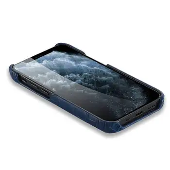 Originálne Kožené puzdro Pre iPhone 12 Mini Pro MAX Prípade Luxusné Alligator Telefón Pevný Zadný Kryt Pre Phone12Pro Max 12mini Max Prípade