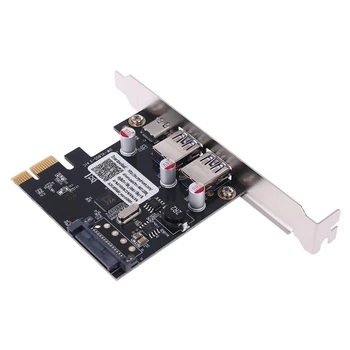 PCIE slot karty PCI Express USB 3.1 Typ-C 2 Port USB 3.0 Typ A Stúpačky Rozširujúca Karta
