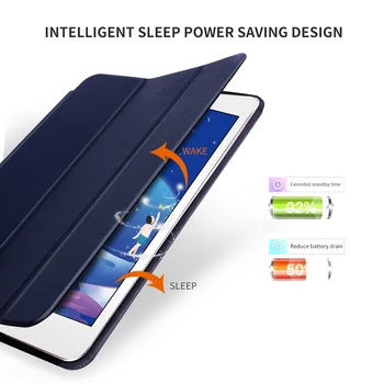 Puzdro pre ipad Mini 5 Prípade PU Kožené 3-Násobne Ultra Slim Smart Mäkký Kryt pre ipad Mini 5 2019 Prípade Auto Sleep/Wake up