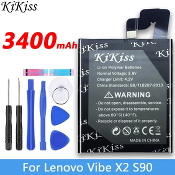 KiKiss 3400mAh BL231 Li-ion Nabíjateľná Batéria Pre Lenovo ATMOSFÉRA X2 X2-PRE X2-CU S90 S90U S90T Telefón Náhradné Batérie