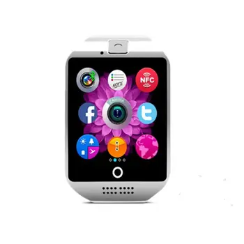 Q18 Bluetooth Smart Hodinky Mužov Smartwatch Podporu SIM TF Karta Pre systém IOS, Android Fotoaparátom Facebook Whatsapp Sync