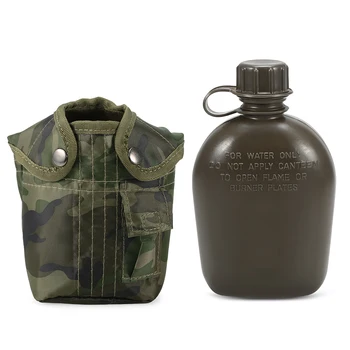 1L Vonkajšie Vojenské Jedálne Fľaša Kempovanie Turistika Backpacking Prežitie Fľaša na Vodu Kanvica s vekom Jedálne Kanvica