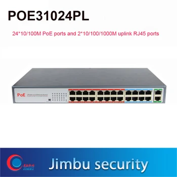 26-Port Gigabit Uplink PoE Switch POE31024PL 24*10/100M PoE porty a 2*10/100/1000M, uplink RJ45 porty
