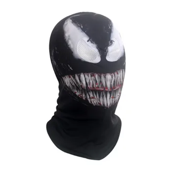 Jed, Spiderman Maska s 3D Oči Cosplay Čierny SpiderMan Edward Brock Tmavé Superhrdina Jed Maska Kukla Kapota Strany Masque Použitie