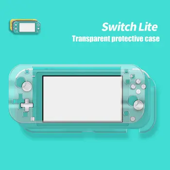 Ochrana Prípade Crystal Clear Mini Shell Kryt s Tvrdeného Skla Screen Protector pre Prepínanie Lite Silikón na Nintend ONLENY