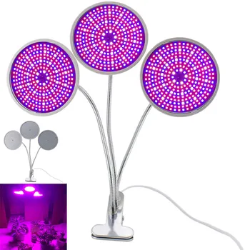 Celé Spektrum 290 LED kvetov Rastlín Svetlá Hydroponics Rásť Lampa Stan Skleníkových Rast Rastlín NÁM EÚ Konektor, Klip Stôl