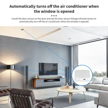WiFi Tuya Zigbee Smart Bránou Náboja Senzor Dverí Teplota A Vlhkosť, Senzor Zigbee Zariadenia Na Kontrolu Cez Pracuje S Alexa Smart Home