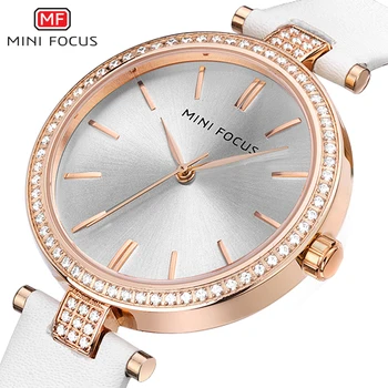 MINI ZAMERANIE Značky Luxusné Ženy Hodinky Vodotesné Rose Gold Relogio Feminino Montre Femme Dámske náramkové hodinky Quartz Reloj Mujer