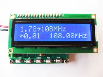 Doprava zadarmo HM370 DDS FM signálu generátor 78~108MHz PLL digitálny displej LCD modul snímača