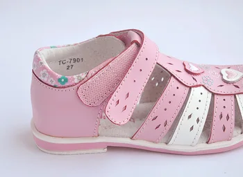 Super Kvalita 1 pár dievča Originálne Kožené Sandále Pre Ortopedické for arch podporu Detí topánky dievča, sandále, Deti topánky