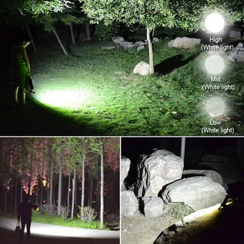 100W COB LED Prenosné Dobíjacie Flood Light Spot Práce Lampa Camping Outdoor