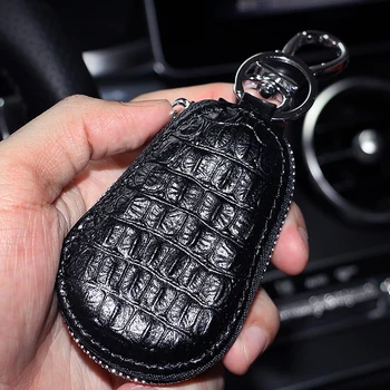 Univerzálny Diamantový Auto Kľúča Držiteľa Skladovanie Prípade Luxusné Crystal Keychains Tlačidlo Kryt, Taška Peňaženka pre BMW Lada Benz Keychain
