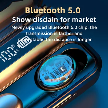 SERBUFAN Bluetooth V5.0 Slúchadlá Bezdrôtové Slúchadlá S Mikrofónom Športové Vodotesné Slúchadlá Plnenie Box Pre Huawei Apple