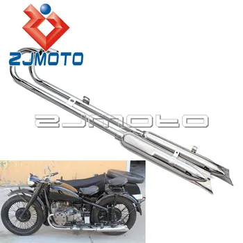 Motocykel 32HP Výfukových Šál Rúry Pre BMW K750i M1 M72 R71 R12 CJ Dnepr MT12 Fishtail Šatiek Tlmiče