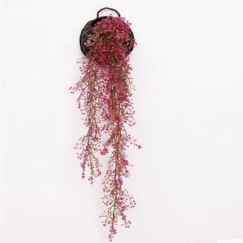 Umelé Visí Falošné Kvety Ivy Viniča Garland Rastlín Svadobné Domov Graden Dekorácie