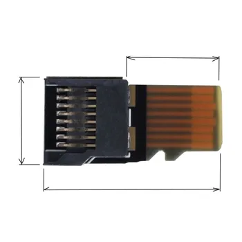 CY 5 ks/veľa Micro SD TF Pamäťovú Kartu Auta Samec Samica Predlžovací Adaptér Extender Testovacích Nástrojov PCBA Reader pre Auto, GPS, Telefón