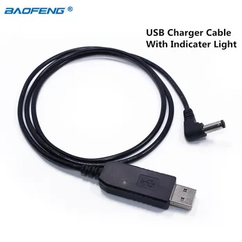 Originálne Prenosné USB Nabíjačku (9-10.8 V) Transformer Kábel pre Baofeng UV-5R,UV-82,BF-F8HP,UV-9R Plus, UV-S9 Plus Walkie Talkie