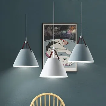 Nordic Prívesok Lampy Dánsko Moderné Závesné Svetlo Jeden Vedúci Prívesok Svetlá Spálne, Kuchyňa, Jedáleň Lampa Pás Prívesok Na Čítanie