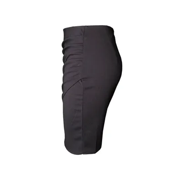 2021 Nové Rozdelenie Ročník Mini Bodycon Sukne s Vysokým Pásom Ženy Ceruzku Sukne Pevné Elegantná Dáma OL Office Sukne Pre Ženy XS-XXL