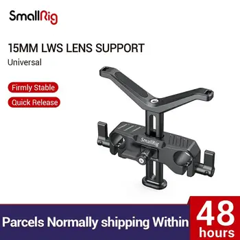 SmallRig 15 mm LWS Univerzálny Objektív Podporu S 15 mm Rod Objímka Pre Objektív Fotoaparátu Y-Tvare Držiak S 53.5 mm Nastavenie -2681