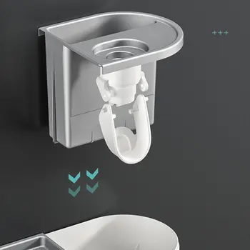 Montáž na stenu Kefka Držiteľ Kúpeľňa Bielenie Zubov Inteligentné Sterilizácia Nastaviť zubná pasta zubná Kefka Rack