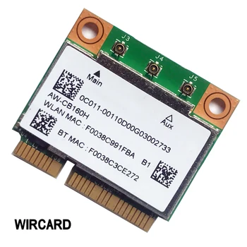 AW-CB160H BCM94360HMB 802.11 AC 1300Mbps WIFI Bezdrôtové WIFI, Bluetooth 4.0 Mini PCI-E Karty+3KS IPEX4 Anténa