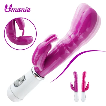 12 Rýchlosti G-Spot vibrátor Králik klitorálny stimulátor Erotické Hračky vibrátor Dvojité motory Pošvy masáž Dospelých, sexuálne hračky pre ženy