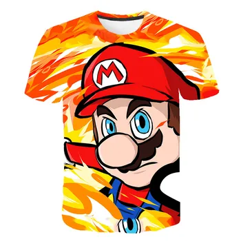 Najnovšie Harajuku Klasické Hry Super Mario Dieťa tričko Muži/Ženy Super Smash Bros, 3D tlač T-shirt Hip Hop tričko Streetwear Topy