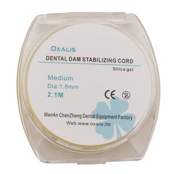 2.1 m/Dia 1.8 mm Zubné Gumy Dam Stabilizačný Kábel Média Kliny Svorky Listy Elastické Zubár Nástroje, Zubné Laboratórium Nástroja