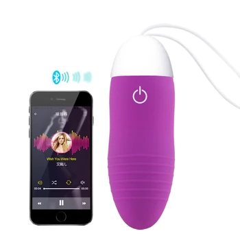Android IOS Smart Phone Vibrátor Bezdrôtová sexuálnu Hračku, Kegel Diaľkové Ovládanie Mini krásne Skok Vajcia Sex Produkty Masér
