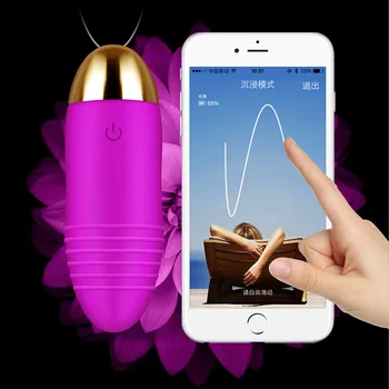 Android IOS Smart Phone Vibrátor Bezdrôtová sexuálnu Hračku, Kegel Diaľkové Ovládanie Mini krásne Skok Vajcia Sex Produkty Masér