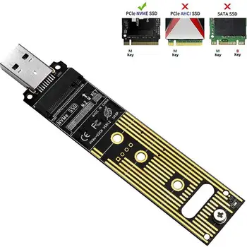 M. 2 NVME SSD Na USB 3.1 Adaptér SSD Karty Adaptéra Pre Samsung 970EVO Plus/PM981 Úplne Nové A Vysokej Kvality