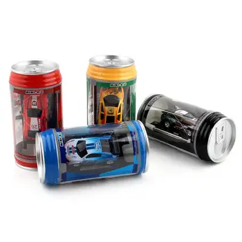 Super Malý Cola Môže Auto na Diaľkové Ovládanie Hračka Mini Drift Auta Nabíjanie Pomocou LED Svetlomety a zadné svetlá