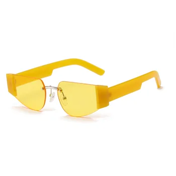 Bez obrúčok Malé Mačacie Oko slnečné Okuliare Ženy 2020 Luxusné Značky Dizajnér Vintage Módne Trendy Oválne Slnečné Okuliare Mužov UV400 Odtiene