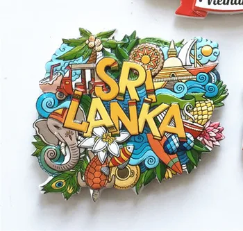 Srí Lanka Ponúka Cestovné chladnička nálepky