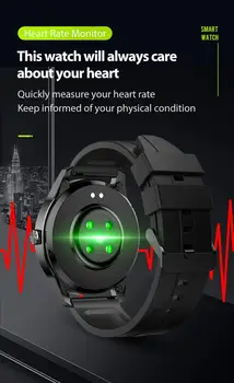 BYMUSE S1 Smart Hodinky Mužov Podporu Bluetooth Hovor plne Dotykový Displej Fitness Tracker Smartwatch Mužov, Vodotesný IP68 VS L16 L13