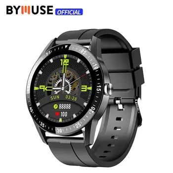 BYMUSE S1 Smart Hodinky Mužov Podporu Bluetooth Hovor plne Dotykový Displej Fitness Tracker Smartwatch Mužov, Vodotesný IP68 VS L16 L13