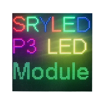 Vnútorné P3 Led Displej Modul Panel RGB Farebný 64 x 64 bodov Led Matrix Pre Digitálne Hodiny 1/32 Skenovanie