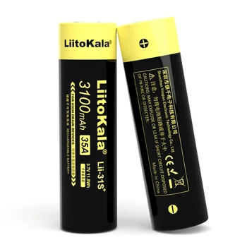 10PCS LiitoKala Lii-31S 18650 3,7 V 3100mA lítium-iónová 35A batérie sa používa v elektronickej cigarety.