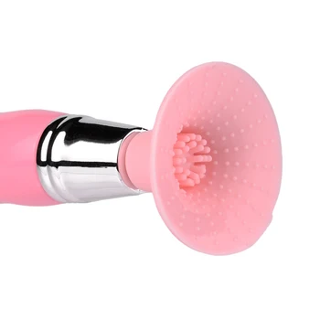 Multi-speed AV Mini Vibrátor Magic Výkonný 3 Výmenu Masáž Hlavy Stick Masturbácia Zariadenie Víla Klitorálny Stimulátor Ženy