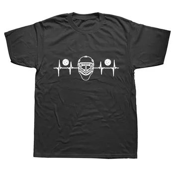 Vtipné Florbal Tep T-shirt Mužov Oblečenie Bežné Krátky Rukáv Topy Tees Nadrozmerné Hip Hop T Tričko