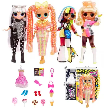 Nové L. O. L. PREKVAPENIE Lol bábiky Prekvapenie hračky O. M. G. Zimné Disco Dollie Módne Bábiky Krásne Vlasy lol Bábika Generácie Sestra Hračky