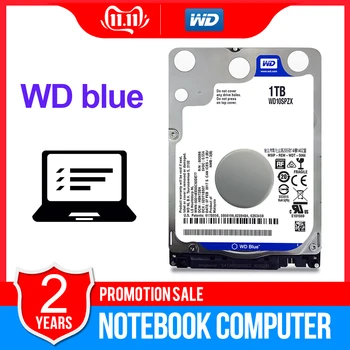 Western Digital WD Blue 1 TB 2.5 Palcový Notebook HDD Mobile Pevného Disku 5400 RPM SATA 6Gb/s 128 MB Vyrovnávacej pamäte pre notebook WD10SPZX