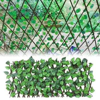 Zaťahovacie Záhradný Plot Umelých Rastlín Plot UV Chránené Súkromie Obrazovky pre Záhradný Plot Skleníkových Dekor Zelene Steny