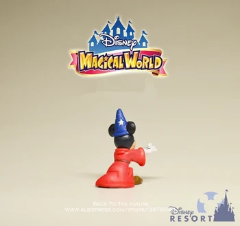 Disney Mickey Mouse magic 3.2 cm mini bábika Akcie Obrázok držanie tela Anime Dekorácie Zber Figúrka Toy model pre deti darček